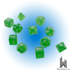 Eclipse 11-Dice Set - Lime Green